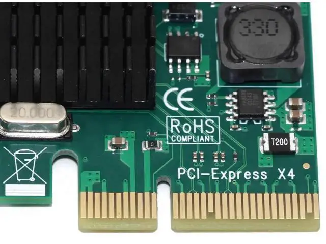 Alt view image 4 of 7 - PCIe to USB 3.1 Gen 2 10Gbps Dual Port Expansion Card, PCIe X4 USB 3.1 Gen 2 Type-A + Type-C Controller Adapter for Desktop PC Motherboard