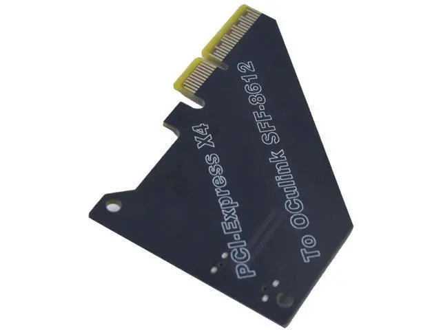 Alt view image 5 of 5 - PCIe 4.0 x4 to OCuLink SFF-8612 External Adapter Card for Mini PC eGPU Dock