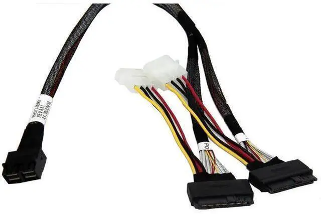 Main image of 75cm LSI 94xx Series Dedicated Cable, Dual SFF-8643 MiniSAS HD 72Pin to 2×SFF-8639 U.2 NVMe SSD Cable, 8X PCIe RAID Card to Dual U2 SSD Connection Wire