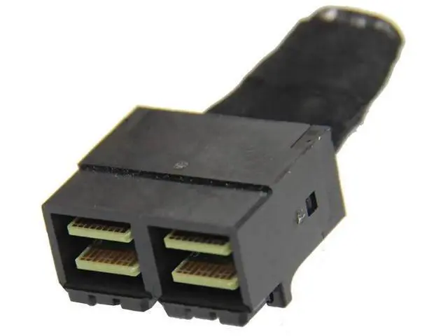 Alt view image 4 of 4 - 75cm LSI 94xx Series Dedicated Cable, Dual SFF-8643 MiniSAS HD 72Pin to 2×SFF-8639 U.2 NVMe SSD Cable, 8X PCIe RAID Card to Dual U2 SSD Connection Wire
