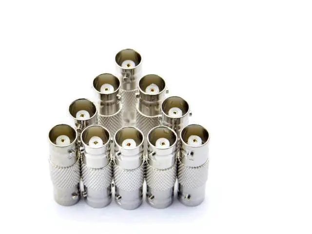 Alt view image 2 of 7 - 30 Pack Straight BNC Female to Female Coupler Connector, Coax Extender Adapter for CCTV Security Cameras