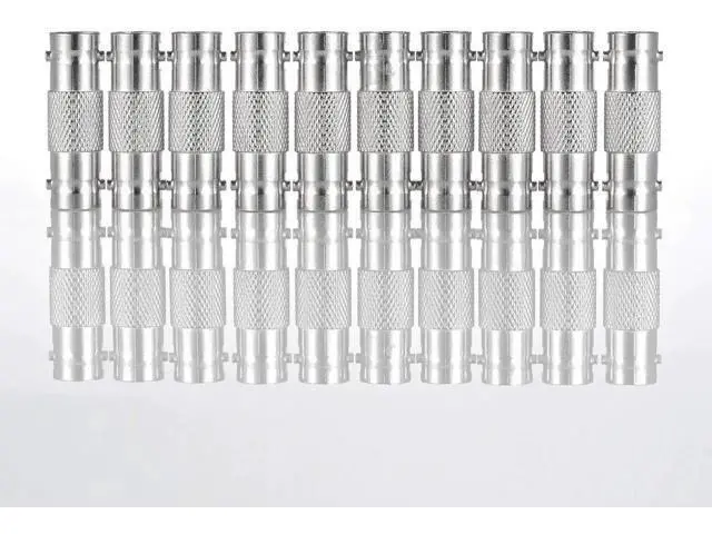 Alt view image 3 of 7 - 30 Pack Straight BNC Female to Female Coupler Connector, Coax Extender Adapter for CCTV Security Cameras
