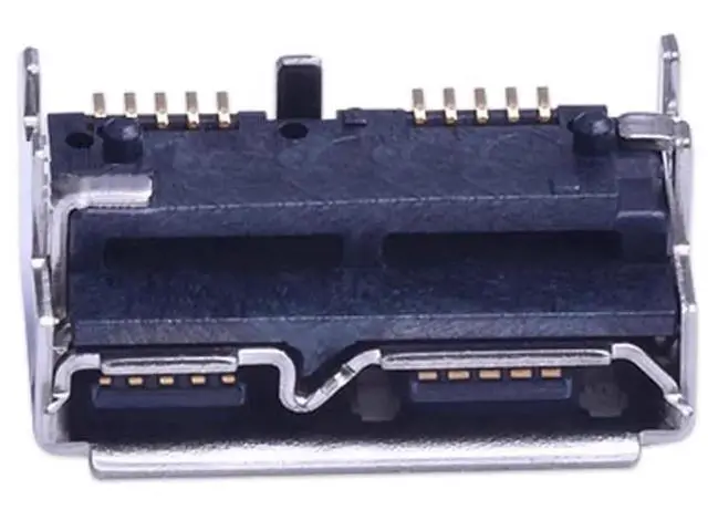 Alt view image 5 of 6 - 10Pcs Micro USB 3.0 10Pin Female Socket, SMT Board Mount Connector 5.2mm Height for SSD & USB Hard Drive