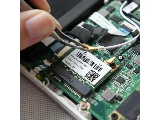 Alt view image 4 of 6 - MPE-AX3000H Mini PCIe WiFi 6 Network Card with AX200HMW Chip, Tri-Band 2.4G/5G/6GHz, 2400Mbps+574Mbps, Bluetooth 5.2, MU-MIMO for Laptop Upgrade
