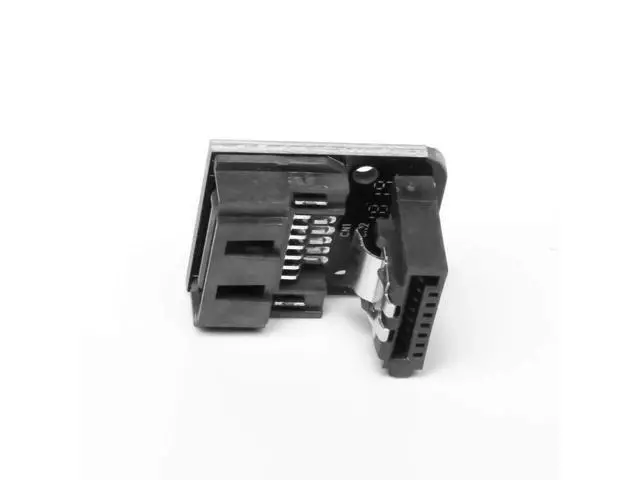 Alt view image 2 of 6 - 10 Pack 90 Degree SATA 7Pin Adapter, 7Pin Male to Female Right Angle SATA Converter for PC SSD HDD Motherboard