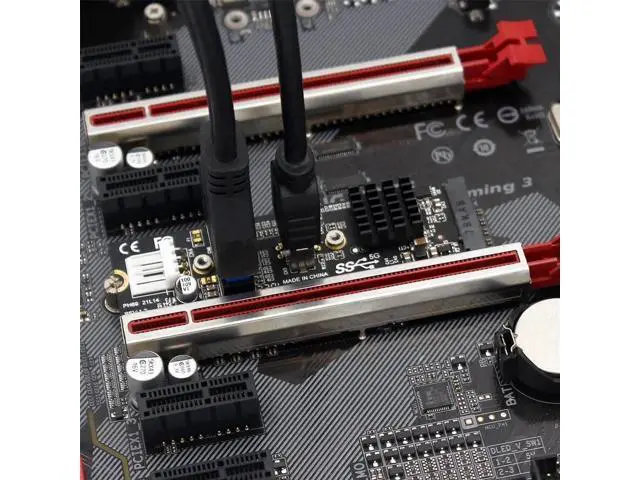 Alt view image 5 of 7 - USB 3.1 Type-E Front Panel Socket + USB 2.0 to NVME NGFF M-Key Adapter Card with VL805 Chip, 5Gbps for Motherboard