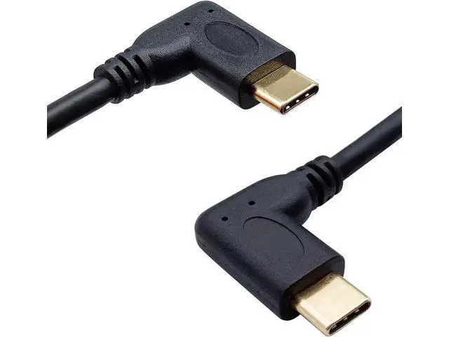Alt view image 5 of 7 - 20cm 90 Degree USB 3.1 Gen2 Type C Male to Male Cable, 10Gbps Data Cord for Charging, Audio & Video, Compatible with MacBook Pro, USB-C Hub and Laptops