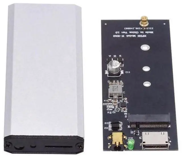 Main image of Oculink SFF-8612/SFF-8611 to M.2 NVMe Adapter, PCIe 4.0 x4 64Gbps M-Key SSD Enclosure for 2280