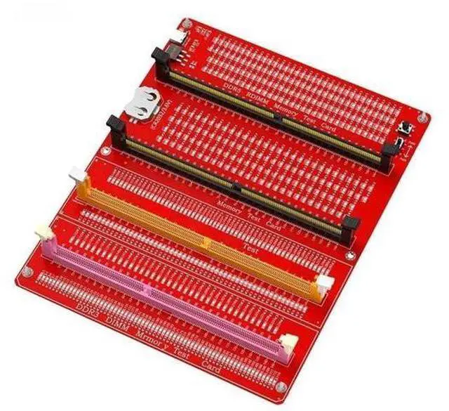 Main image of AJMRTC DDR3/4/5 RDIMM/UDIMM Memory Tester, LED Indicator, Type-C Power Supply, Test Button, Desktop Computer DDR3/4/5 Memory Test Card
