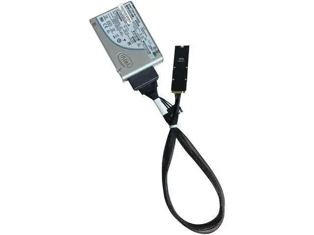 Alt view image 2 of 6 - U.2 SFF-8639 NVMe SSD to Host Converter Cable, Integrated SATA 15Pin Power Harness, 50CM Internal Storage Adapter Wire