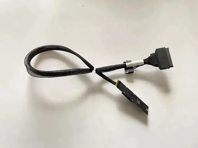Alt view image 4 of 6 - U.2 SFF-8639 NVMe SSD to Host Converter Cable, Integrated SATA 15Pin Power Harness, 50CM Internal Storage Adapter Wire