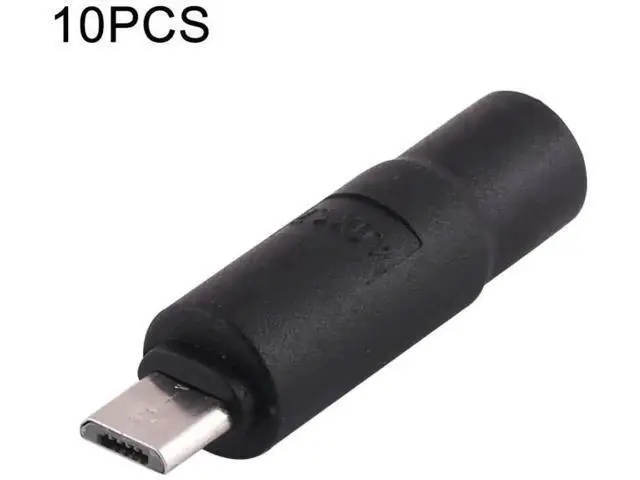 Main image of 10 Pack DC Power Plug Connector Adapter, 4.0 x 1.7mm Male to Micro USB DC Power Converter Plug