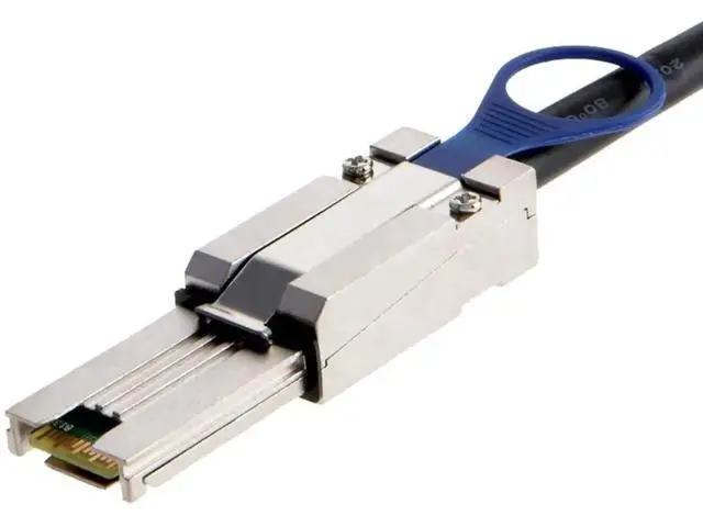Alt view image 2 of 5 - 2m/6.6ft External Mini SAS HD Conversion Cable, SFF-8644 Male to SFF-8088 Male, SAS2.0 6Gbps Cross-Spec Storage Interconnect Cable for Server, RAID HBA & Data Center JBOD Arrays