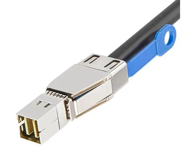 Alt view image 5 of 5 - 2m/6.6ft External Mini SAS HD Conversion Cable, SFF-8644 Male to SFF-8088 Male, SAS2.0 6Gbps Cross-Spec Storage Interconnect Cable for Server, RAID HBA & Data Center JBOD Arrays