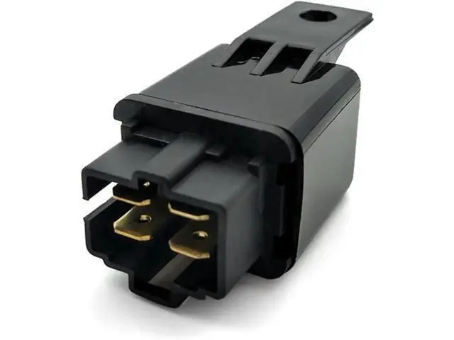 Alt view image 4 of 5 - 2PCS Automotive Relay 40A DC12V/24V, 4Pin Single Normally Open with 6.5mm Fixed Hole, Matched 4Pin Socket for Car & Truck