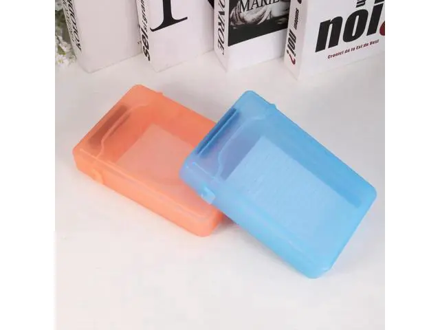 Alt view image 3 of 7 - 5 Pack 3.5 Inch Anti-Static Hard Drive Storage Case, Portable Shockproof Plastic HDD Protective Box