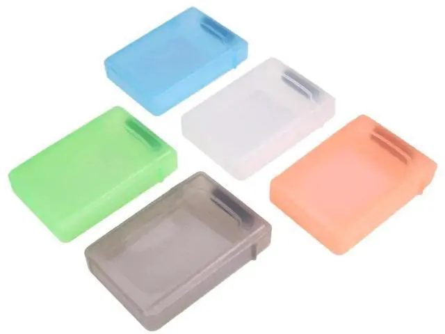 Alt view image 4 of 7 - 5 Pack 3.5 Inch Anti-Static Hard Drive Storage Case, Portable Shockproof Plastic HDD Protective Box
