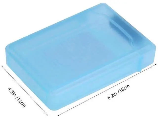 Alt view image 5 of 7 - 5 Pack 3.5 Inch Anti-Static Hard Drive Storage Case, Portable Shockproof Plastic HDD Protective Box