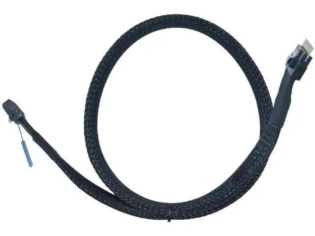 Alt view image 7 of 7 - 50cm 1.6ft PCIe 5.0 MCIO x8 74Pin Male to SFF-8654 8i Slimline SAS Cable, High-Speed Server Backplane Interconnect Cable for Data Center NVMe Storage Arrays