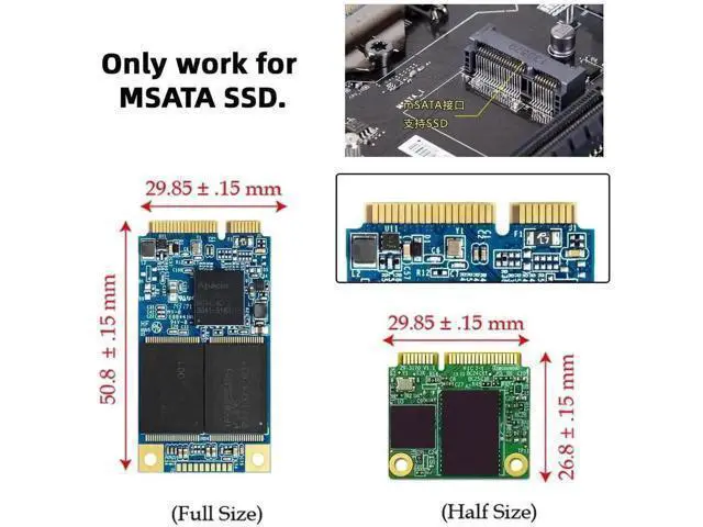 Alt view image 3 of 7 - Dual mSATA to 2.5" SATA RAID Bridge Adapter, Support RAID0/JOBD/Span for 2.5-inch Drive Enclosure
