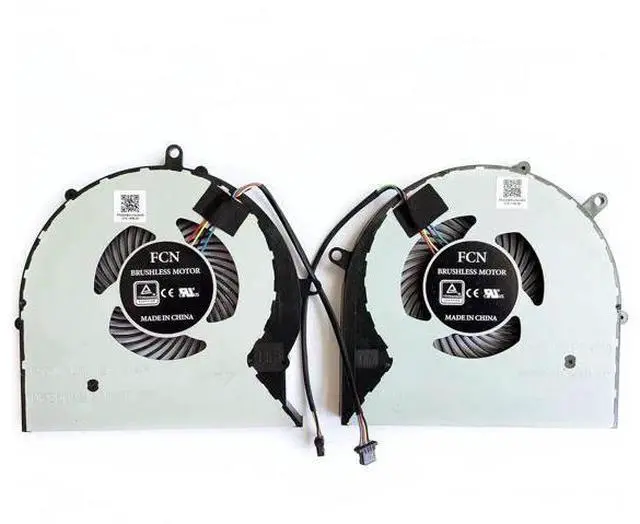 Main image of CPU+GPU Dual Cooling Fan Set, DC12V 4-Pin PWM, DFS552012M00T FK7V / DFS602212M00T FK7W, Replacement for ASUS ROG Strix FX503 GL703 FX63V Gaming Laptops