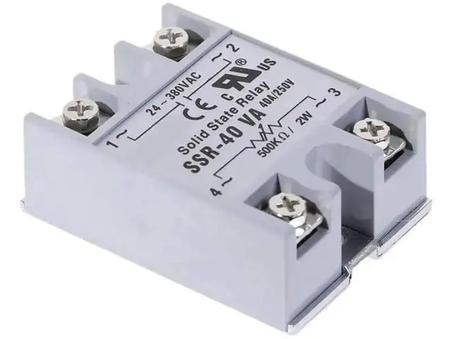 Alt view image 5 of 6 - 1PCS SSR-40VA 40A Variable Resistor Control Solid State Relay Module, 24-380VAC Output Voltage