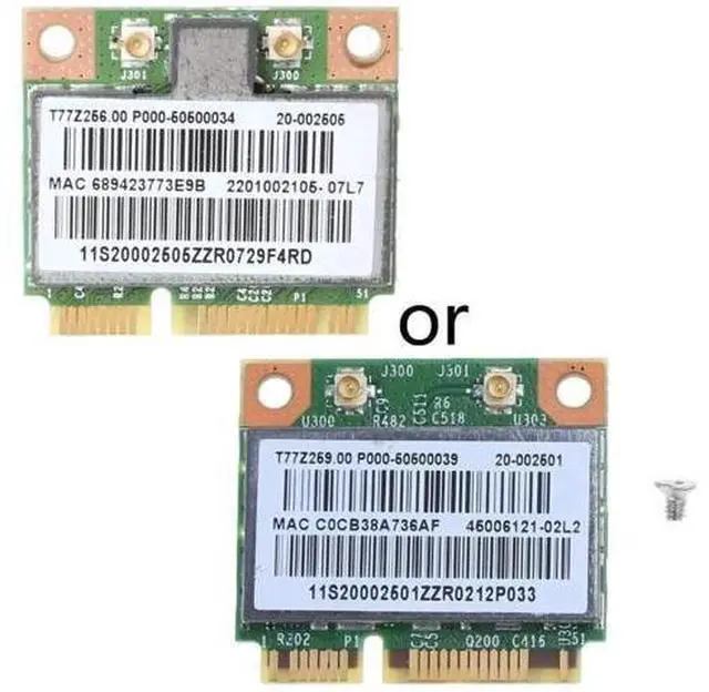 Main image of BCM4313HMGB BCM4313 1x1 BGN WiFi Adapter Card, Half Mini PCI-E Wireless Network Card, Compatible with Z370, G480, G580, G780, Y470, Y570, Y480, Y580 Laptops