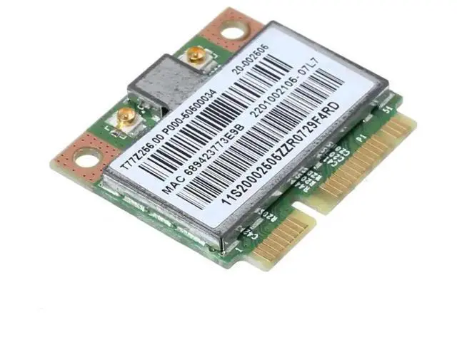 Alt view image 3 of 6 - BCM4313HMGB BCM4313 1x1 BGN WiFi Adapter Card, Half Mini PCI-E Wireless Network Card, Compatible with Z370, G480, G580, G780, Y470, Y570, Y480, Y580 Laptops