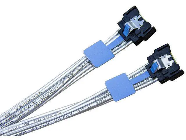 Alt view image 2 of 7 - 80CM PCIe Gen5 MCIO Splitter Cable, MCIO x8 74Pin Straight Male to Dual MCIO x4 38Pin Male Double Extension Cord, Mini Cool Edge IO High-Density Server Interconnect Cable for Multi-NVMe Storage Backpl
