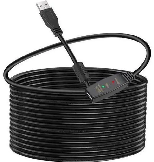 Main image of 16FT USB 3.0 Extension Cable, Male to Female USB Extender Cord for VR Headsets, Gaming PC and Printer