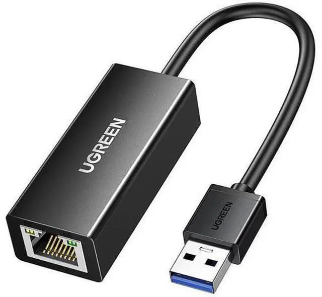 Main image of UGREEN USB 3.0 to Gigabit Ethernet Adapter, 1000Mbps Driver Free RJ45 LAN Network Dongle, Plug & Play Wired Network Converter Compatible with Nintendo Switch, Laptop, Desktop PC, MacBook, Windows, mac