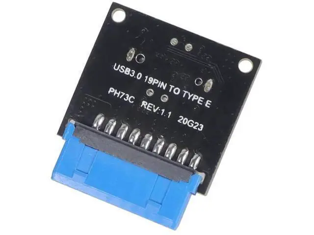 Alt view image 2 of 6 - 5 Pcs USB 3.1 Type-E to 20Pin Header Cable Adapter, USB 3.0 20Pin Male to Type-E Connector for Motherboard Front Panel