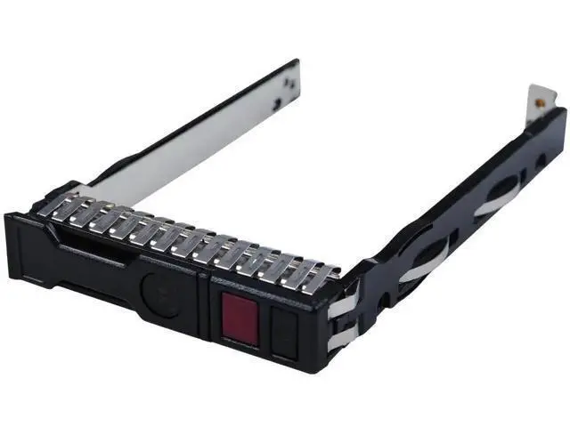 Alt view image 2 of 4 - 2 Pack 2.5 Inch SFF NVMe SAS SATA SSD Hard Drive Tray Caddy 727695-001 Hot Swap Carrier Compatible with HPE ProLiant Gen10 DL325 DL360 DL380 DL385 DL560 DL580 ML350 Server