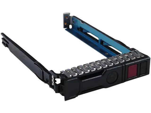 Alt view image 3 of 4 - 2 Pack 2.5 Inch SFF NVMe SAS SATA SSD Hard Drive Tray Caddy 727695-001 Hot Swap Carrier Compatible with HPE ProLiant Gen10 DL325 DL360 DL380 DL385 DL560 DL580 ML350 Server