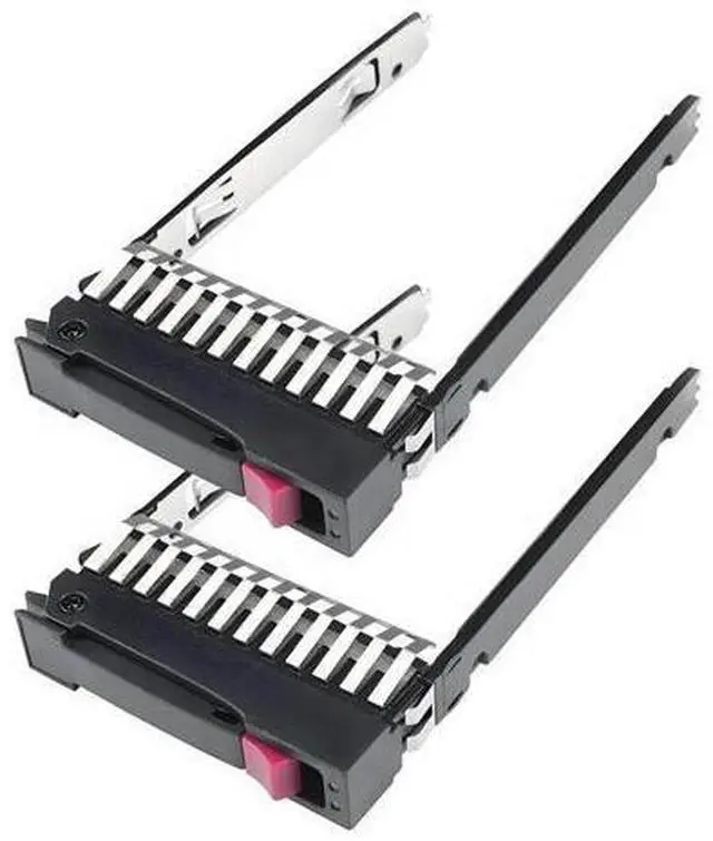 Main image of 2 Pack 2.5 Inch SFF Hard Drive Tray Caddy 500223-001 500223-002 SAS SATA SSD Hot Swap Carrier Compatible with HP ProLiant G5 G6 G7 DL380 DL360 DL580 BL460c ML350 ML370 ML570 Server