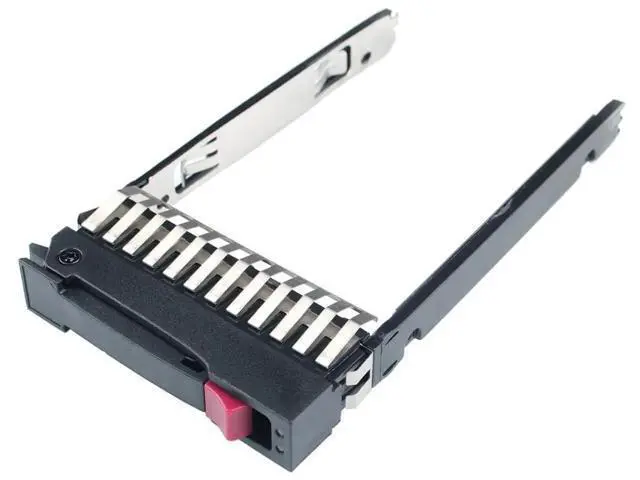 Alt view image 3 of 4 - 2 Pack 2.5 Inch SFF Hard Drive Tray Caddy 500223-001 500223-002 SAS SATA SSD Hot Swap Carrier Compatible with HP ProLiant G5 G6 G7 DL380 DL360 DL580 BL460c ML350 ML370 ML570 Server