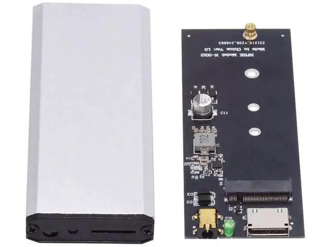 Alt view image 4 of 7 - External OCuLink SFF-8612 SFF-8611 to M.2 M-Key NVMe PCIe SSD Enclosure Adapter, Only Supports 2280 NGFF SSD for Motherboard External Storage Expansion