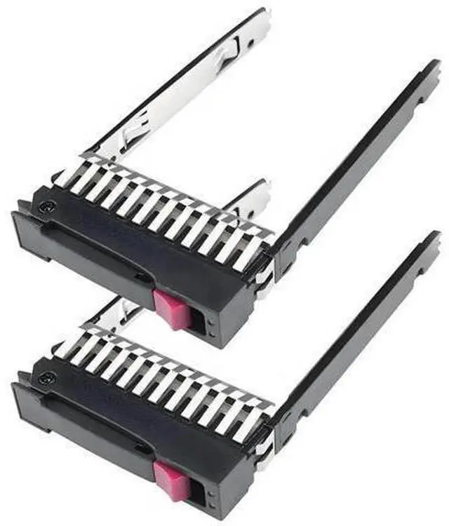 Main image of 2 Pack 2.5 Inch SFF Hard Drive Tray Caddy 500223-001 500223-002 SAS SATA SSD Hot Swap Carrier Compatible with HP ProLiant G5 G6 G7 DL380 DL360 DL580 BL460c ML350 ML370 ML570 Server