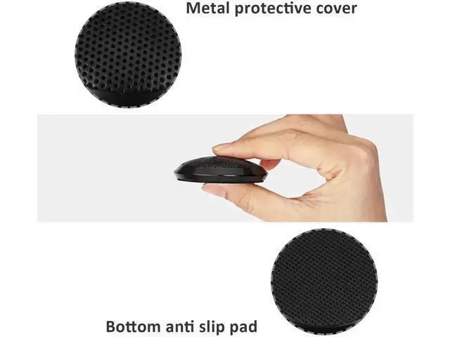 Alt view image 5 of 7 - 3.5mm Omnidirectional Desktop Condenser Microphone, 360° Pickup PC Mic for Laptop & Desktop, Ideal for Online Meetings, Online Classes, Gaming, Voice Chat & Audio Recording