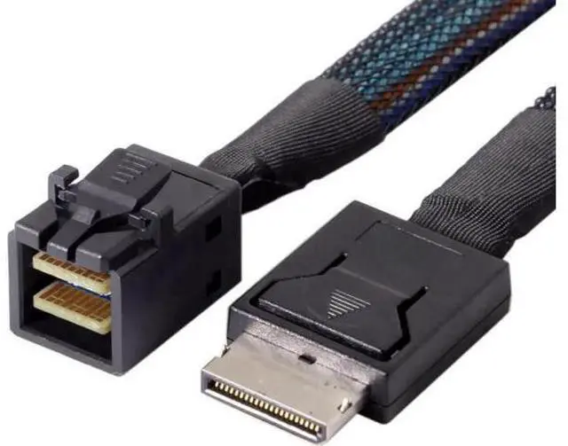 Main image of 0.5m OCuLink PCIe SFF-8611 4i to OCuLink SFF-8643 SSD Data Active Cable 50cm