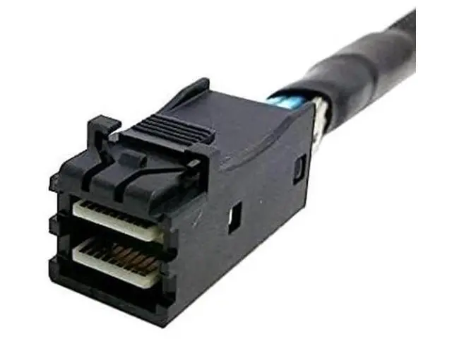 Alt view image 2 of 7 - SFF-8643 Mini SAS HD to SFF-8639 U.2 NVMe PCIe SSD Cable, Compatible with Intel SSD 750 P3600 P3700 Series & Motherboard Storage Expansion, 50CM Length