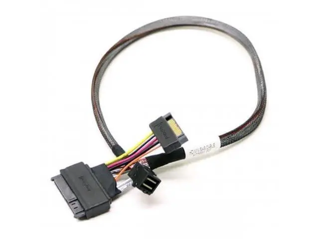 Alt view image 6 of 7 - SFF-8643 Mini SAS HD to SFF-8639 U.2 NVMe PCIe SSD Cable, Compatible with Intel SSD 750 P3600 P3700 Series & Motherboard Storage Expansion, 50CM Length