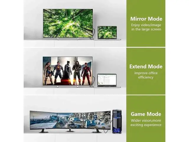 Alt view image 3 of 6 - 33FT/10M Nylon Braided DP 1.4 DisplayPort Cable, 32.4Gbps HBR3 High Speed Cord Supports 8K@60Hz(7680×4320),4K@144Hz Backward Compatible DP1.2 for Gaming Monitor GPU PC HDTV Projector