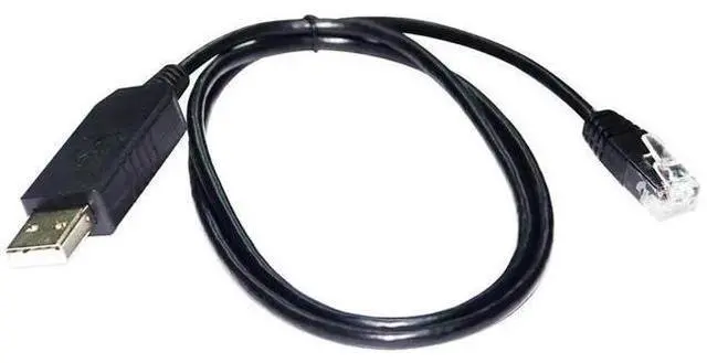 Main image of 1.8M FTDI USB to RS232 RJ11/RJ12 6P4C Console Debug Cable, Compatible with LMACR21D for MEGA-FABS D1 Servo Driver
