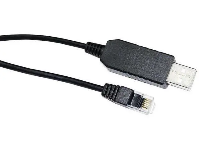 Alt view image 3 of 6 - 1.8M FTDI USB to RS232 RJ11/RJ12 6P4C Console Debug Cable, Compatible with LMACR21D for MEGA-FABS D1 Servo Driver