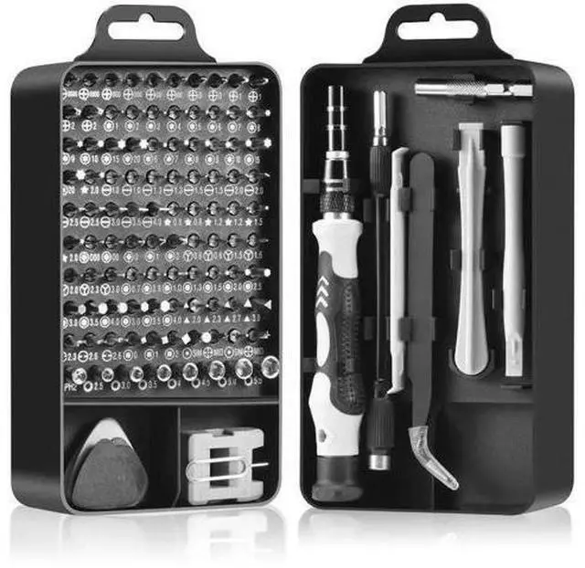 Main image of 115 in 1 Professional Magnetic Precision Screwdriver Repair Kit, Electronics Disassembly Tools for Computer, iPhone, Laptop, Game Console, Watch, Eyeglasses, Hardware Modding & DIY Handmade Projects