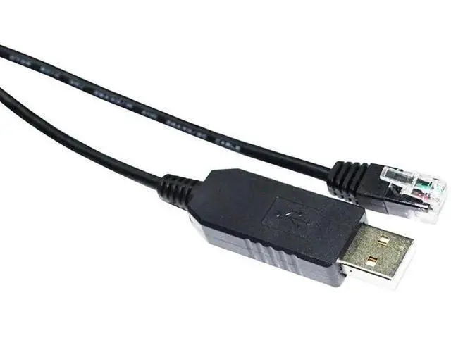 Alt view image 6 of 6 - 1.8M FTDI USB to RS232 RJ11/RJ12 6P4C Console Debug Cable, Compatible with LMACR21D for MEGA-FABS D1 Servo Driver