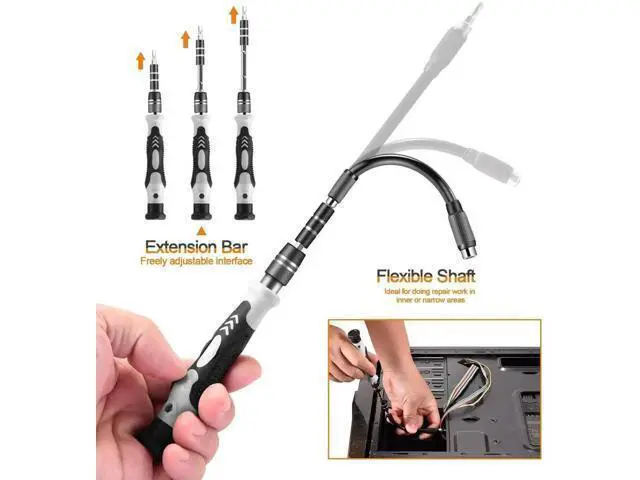 Alt view image 2 of 6 - 115 in 1 Professional Magnetic Precision Screwdriver Repair Kit, Electronics Disassembly Tools for Computer, iPhone, Laptop, Game Console, Watch, Eyeglasses, Hardware Modding & DIY Handmade Projects