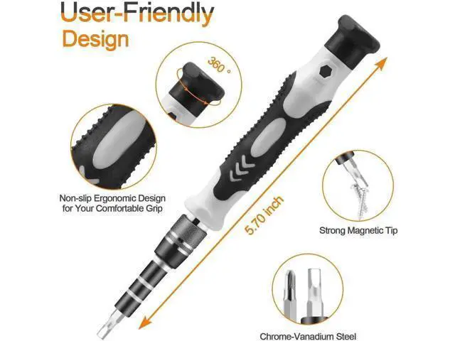 Alt view image 5 of 6 - 115 in 1 Professional Magnetic Precision Screwdriver Repair Kit, Electronics Disassembly Tools for Computer, iPhone, Laptop, Game Console, Watch, Eyeglasses, Hardware Modding & DIY Handmade Projects