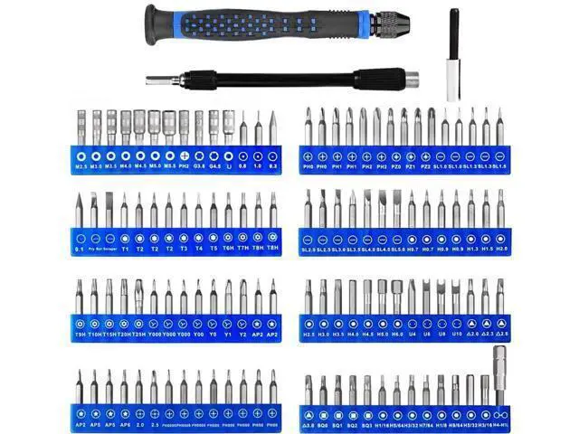 Alt view image 5 of 7 - 126 in 1 Magnetic Precision Screwdriver Repair Kit with 111 Bits, Professional Electronics Tool Set for Computer, MacBook, Laptop, Tablet, iPhone & Xbox Console Repair